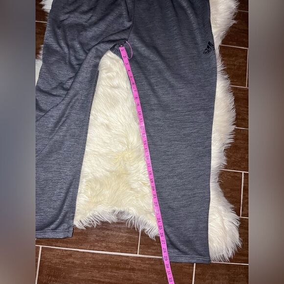 Adidas heathered grey joggers sz 2XL - Picture 5 of 6